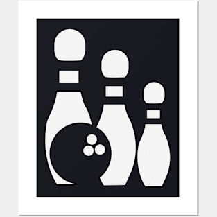 Bowling Icon Posters and Art